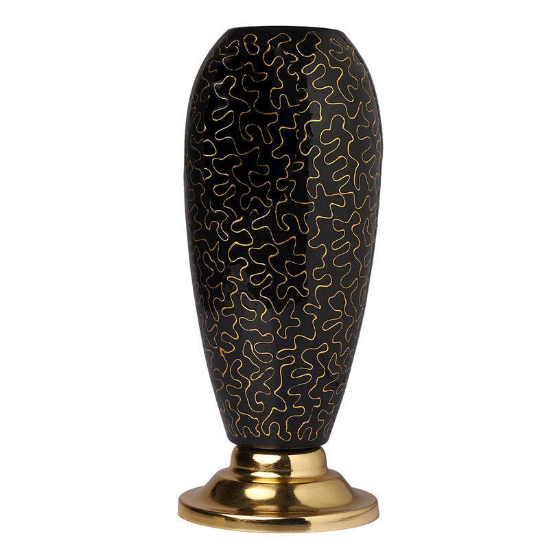 Buy Mirozza Vase - Black Vase from Vaaree