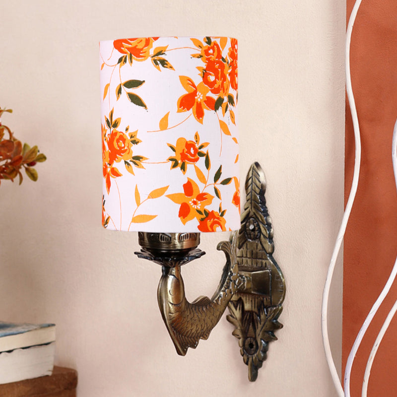 Wall Lamp - Ziada Stiva Ibis Flora Cylindrical Wall Lamp - Pink