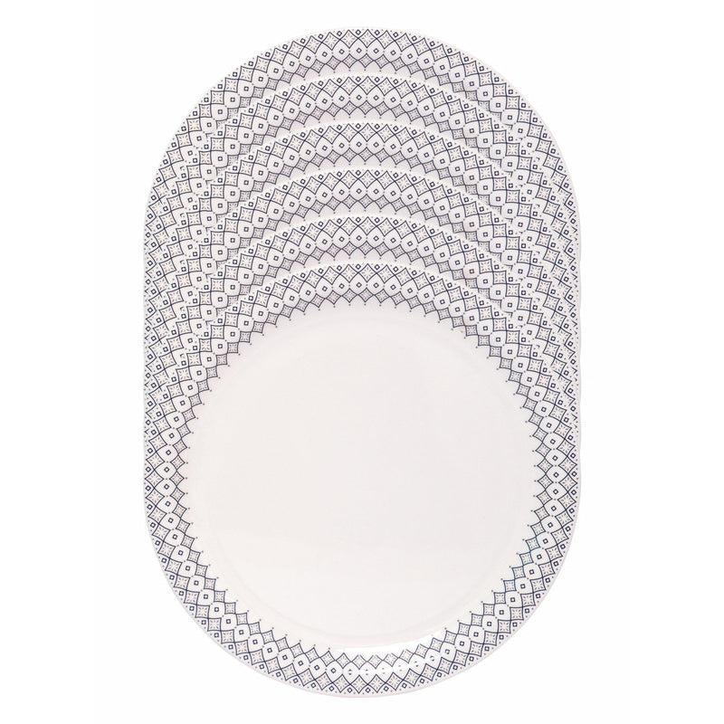 Buy Aguma Dinner Plate - Six Piece Set Dinner Plate from Vaaree