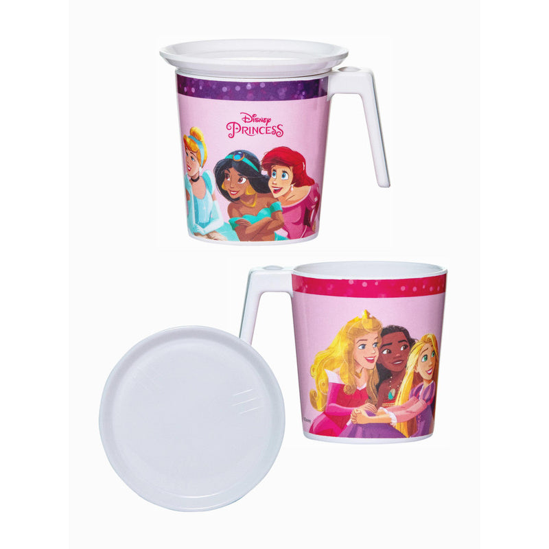 Mug & Tea Cup - Disney Beauties Kids Mug With Coaster (320 ML) - Four Piece Set