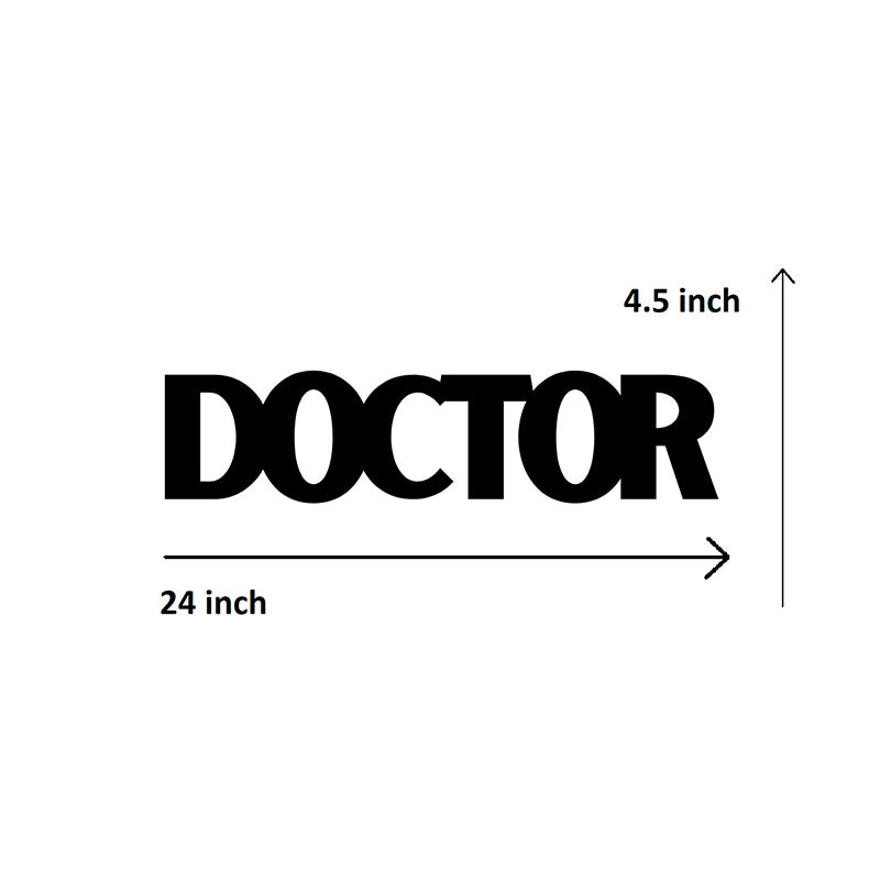 Wall Accents - Doctor Typography Wall Art