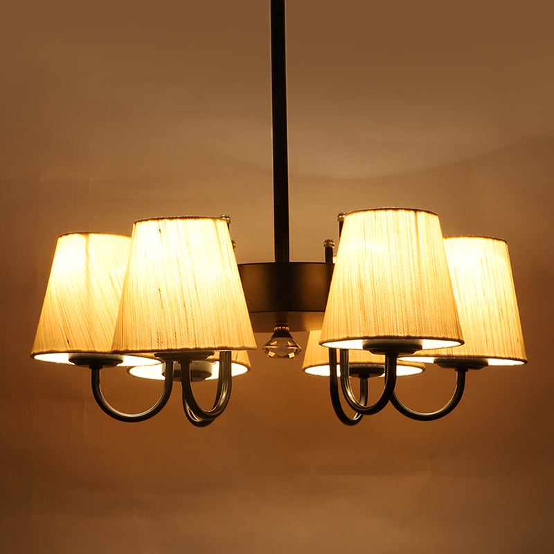 Buy Viya Conical Chandelier - Off White Ceiling Lamp from Vaaree