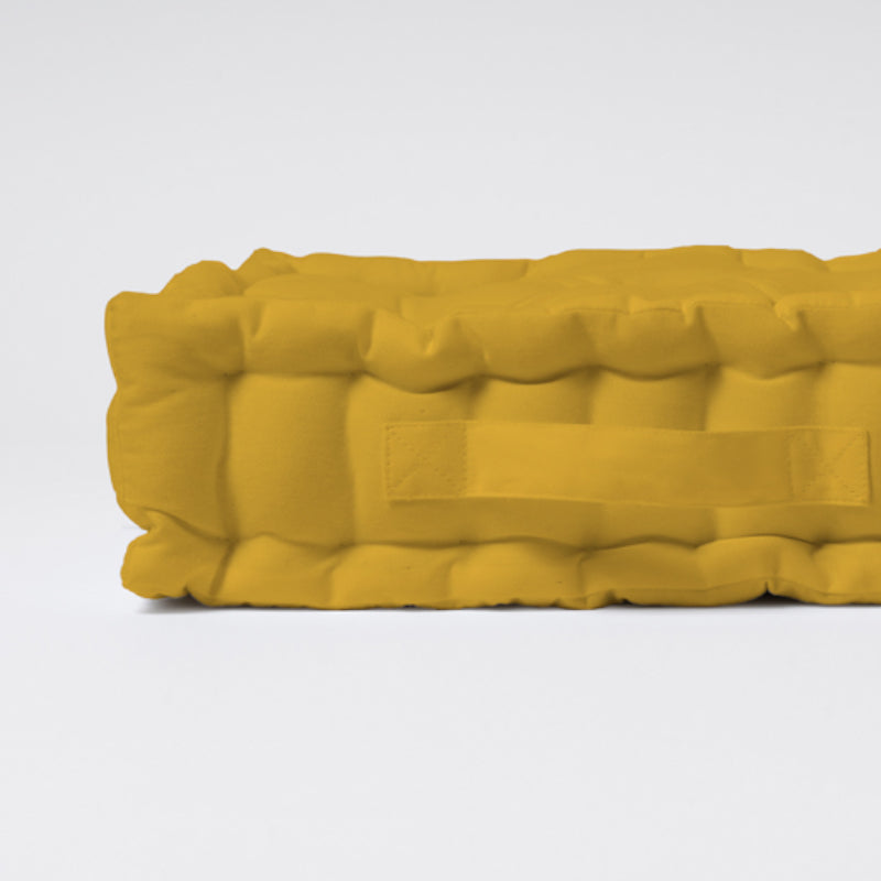 Buy Marlon Floor Cushion - Mustard Yellow Floor Cushions from Vaaree