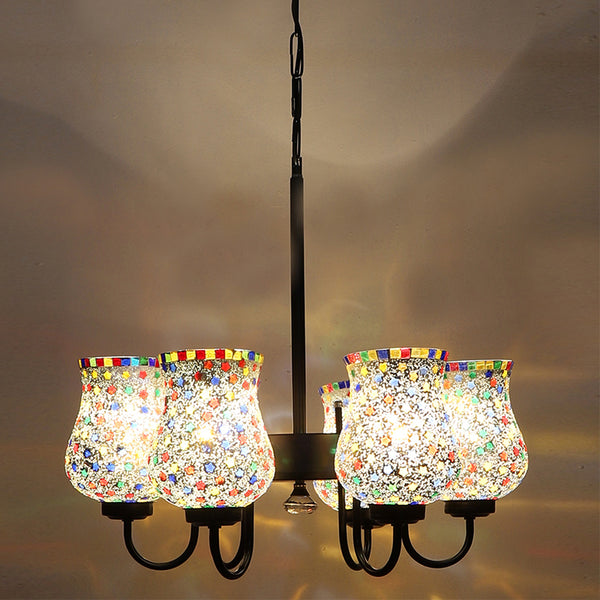 Buy Ekta Viya Mosaic Chandelier Ceiling Lamp from Vaaree