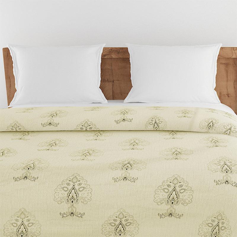 Buy Eesha Ethnic Comforter - Beige Comforters & AC Quilts from Vaaree