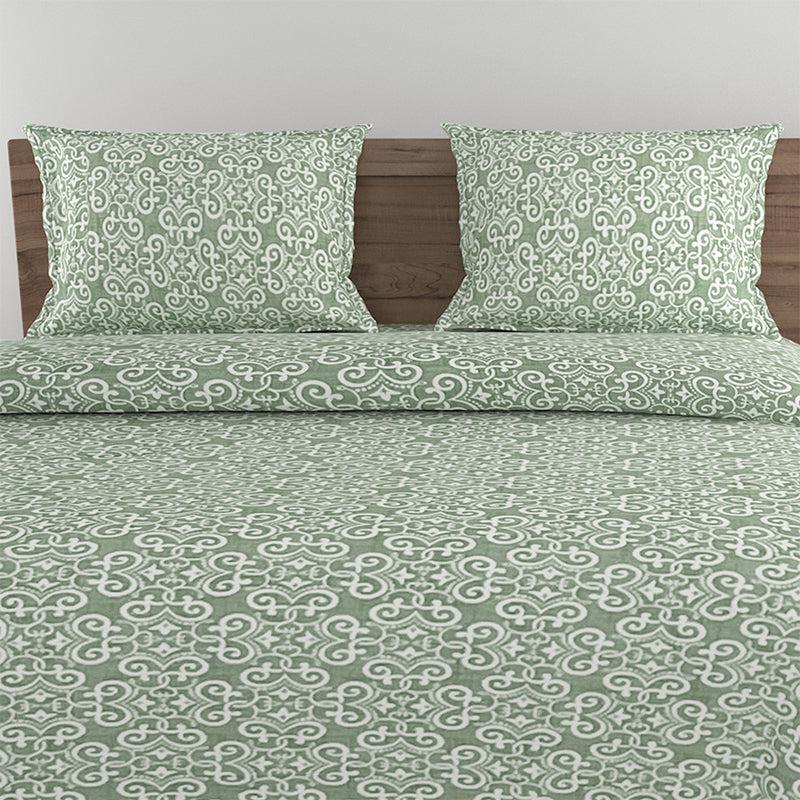 Buy Daksha Ethnic Bedding Set - Green Bedding Set from Vaaree