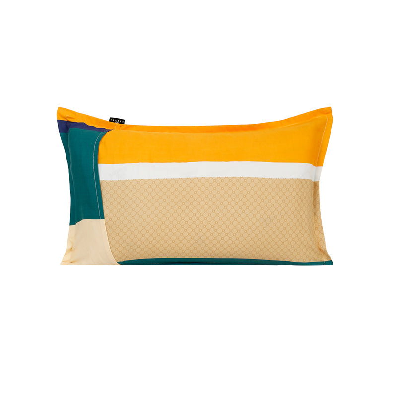 Buy Riba Striped Pillow Cover - Set Of Two Pillow Covers from Vaaree