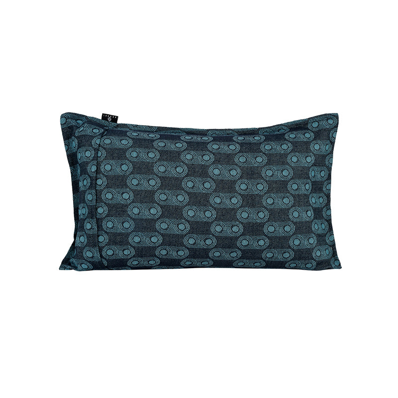 Buy Hace Chroma Pillow Cover (Blue) - Set Of Two Pillow Covers from Vaaree