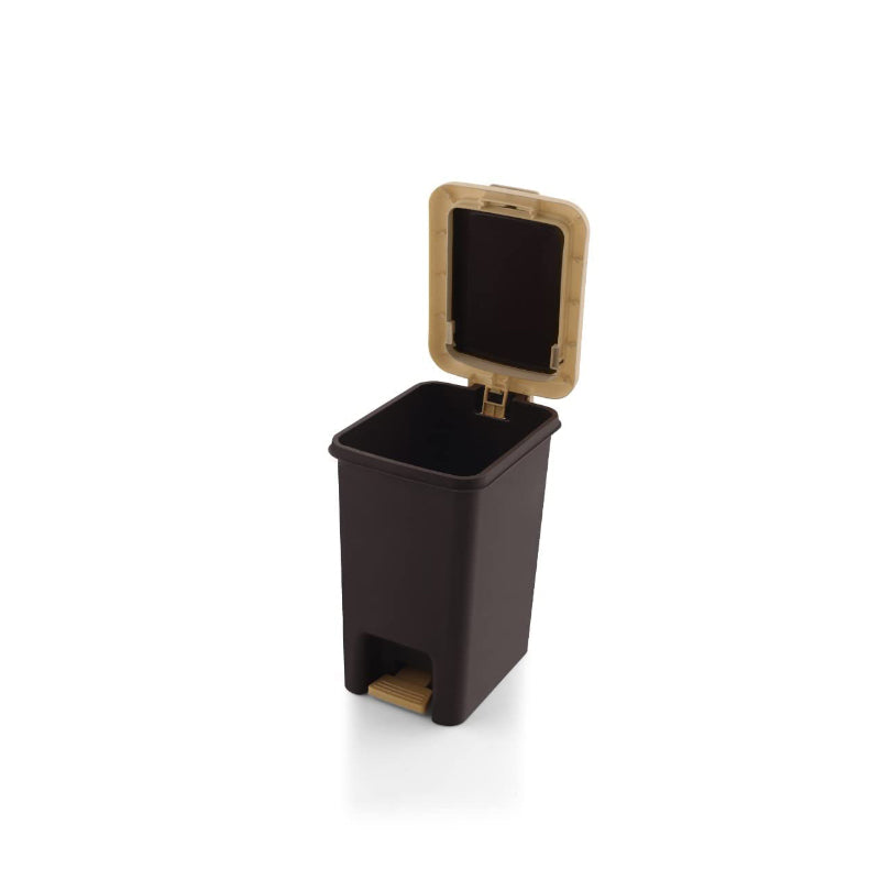 Buy Empto Pedal Dustbin - Brown Dustbin from Vaaree