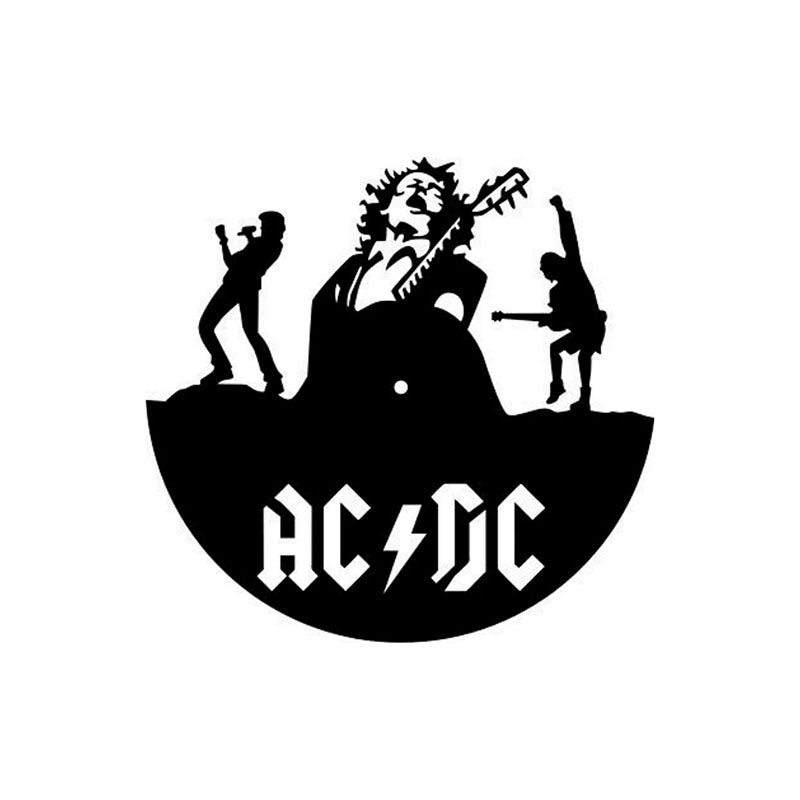 Wall Accents - Ac Dc Black Wall Art