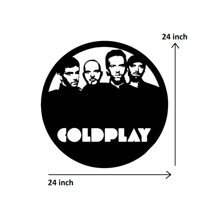 Wall Accents - Coldplay Black Wall Art