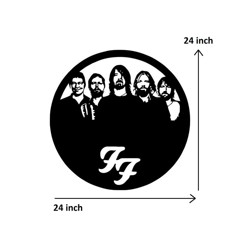 Wall Accents - Foo Fighters Black Wall Art