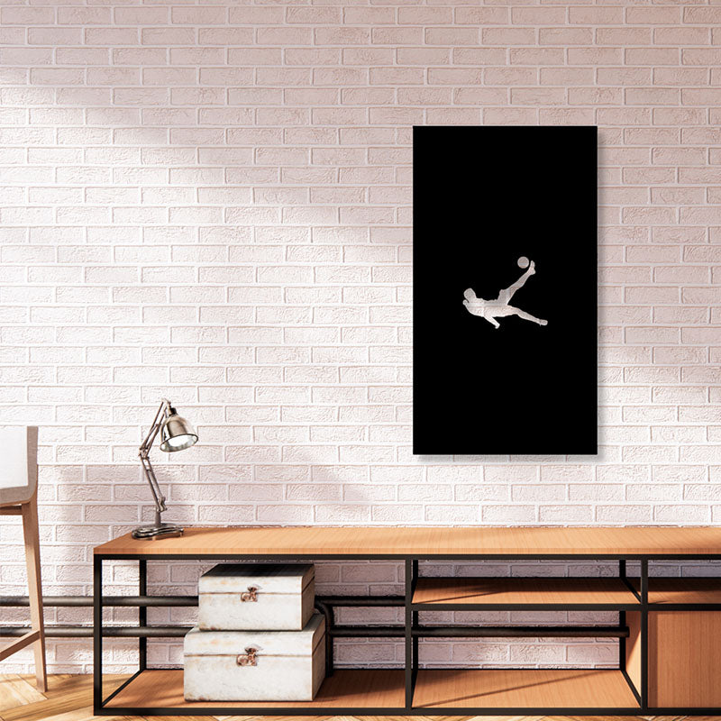 Wall Accents - Football Black Wall Art