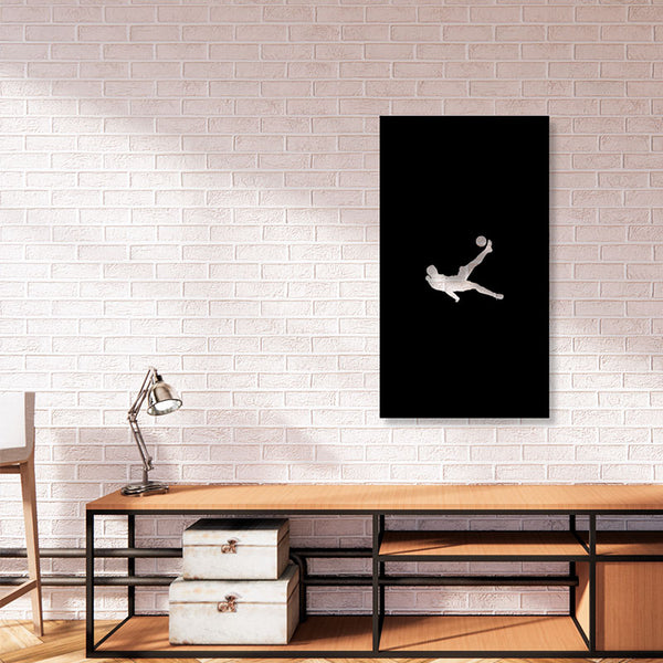 Wall Accents - Football Black Wall Art