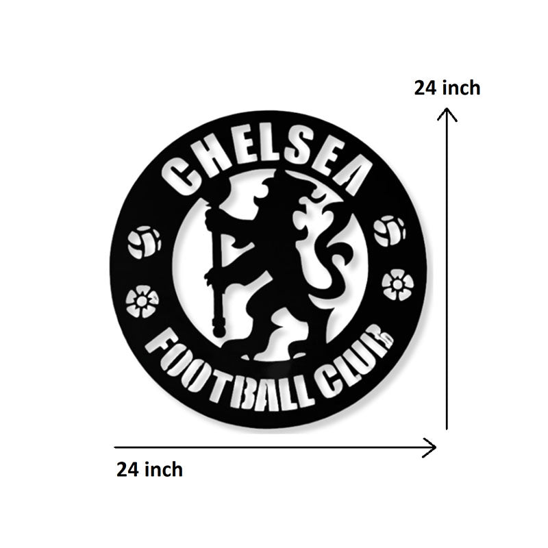 Buy Chelsea Football Club Black Wall Art Online in India | Vaaree