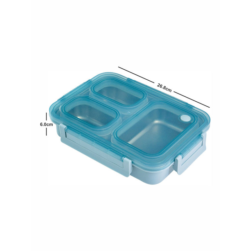 Buy Miso Kids Leakproof Lunch Box with Compartments (Light Blue) - 850 ML Tiffins & Lunch Box from Vaaree