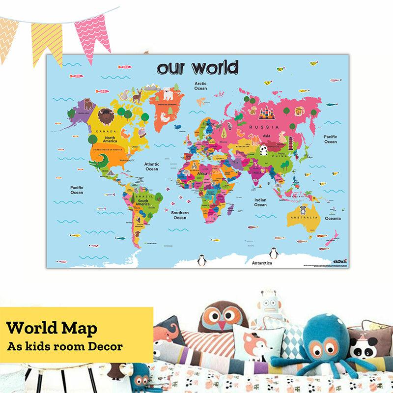 Buy World Wander Wall Poster Wall Poster from Vaaree