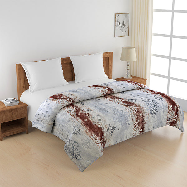 Anvi Ethnic Comforter - Brown