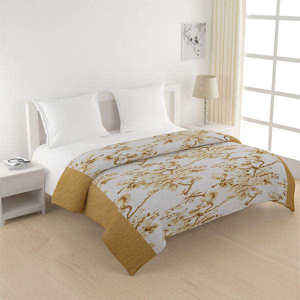 Misty Floral Comforter - Yellow