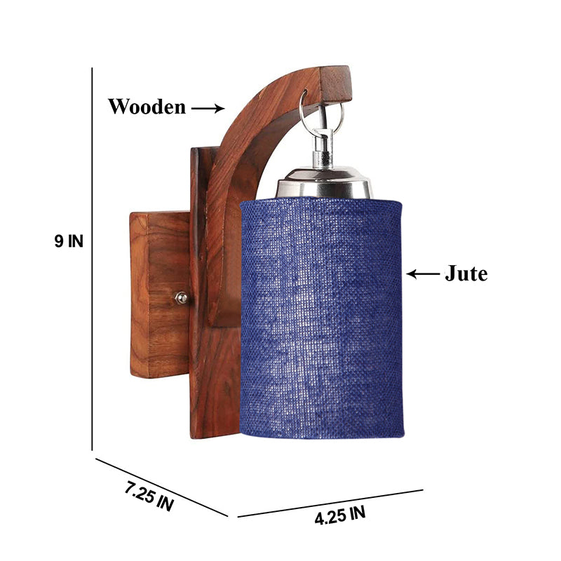 Wall Lamp - Forma Cylindrical Wall Lamp - Blue