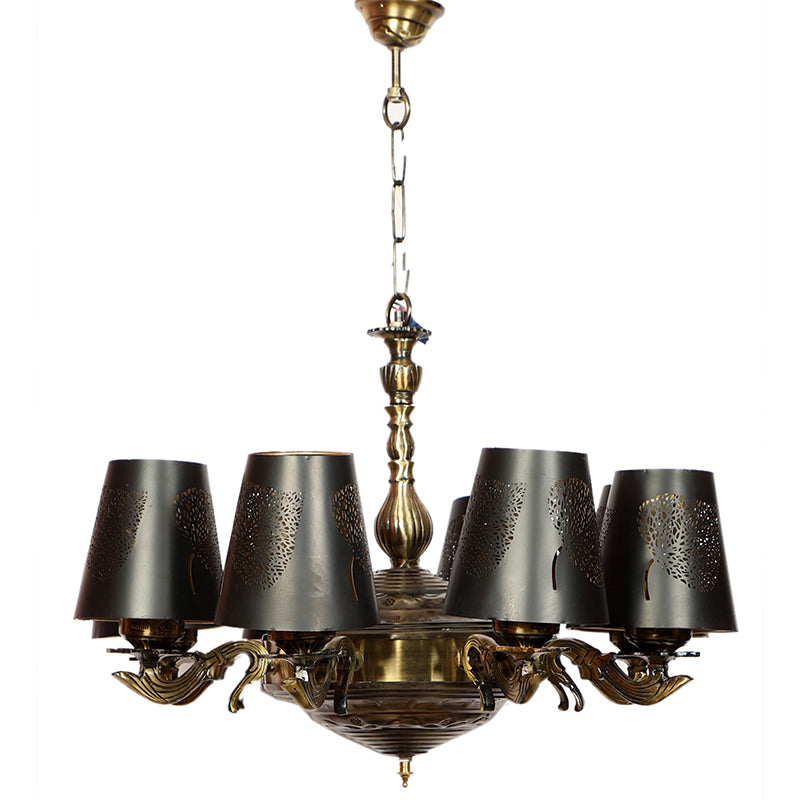 Ceiling Lamp - Candra Etched Vilona Chandelier