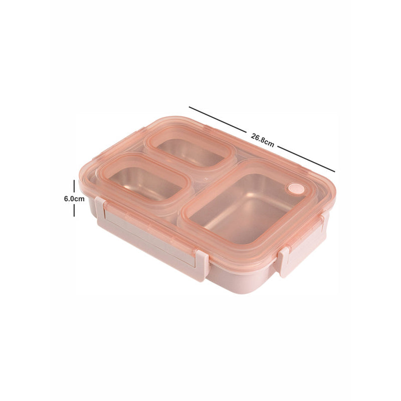 Buy Miso Kids Leakproof Lunch Box with Compartments (Pink) - 850 ML Tiffins & Lunch Box from Vaaree