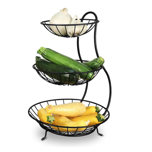 Fruit Basket - Health Store 3-Tier Fruit Basket