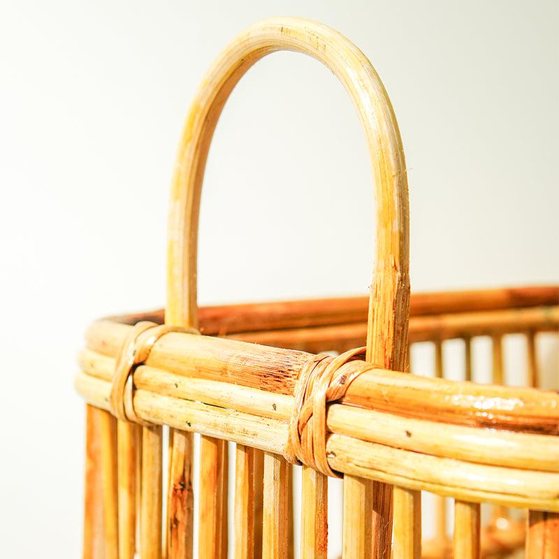 Buy Mara Rattan Laundry Basket Laundry Basket from Vaaree