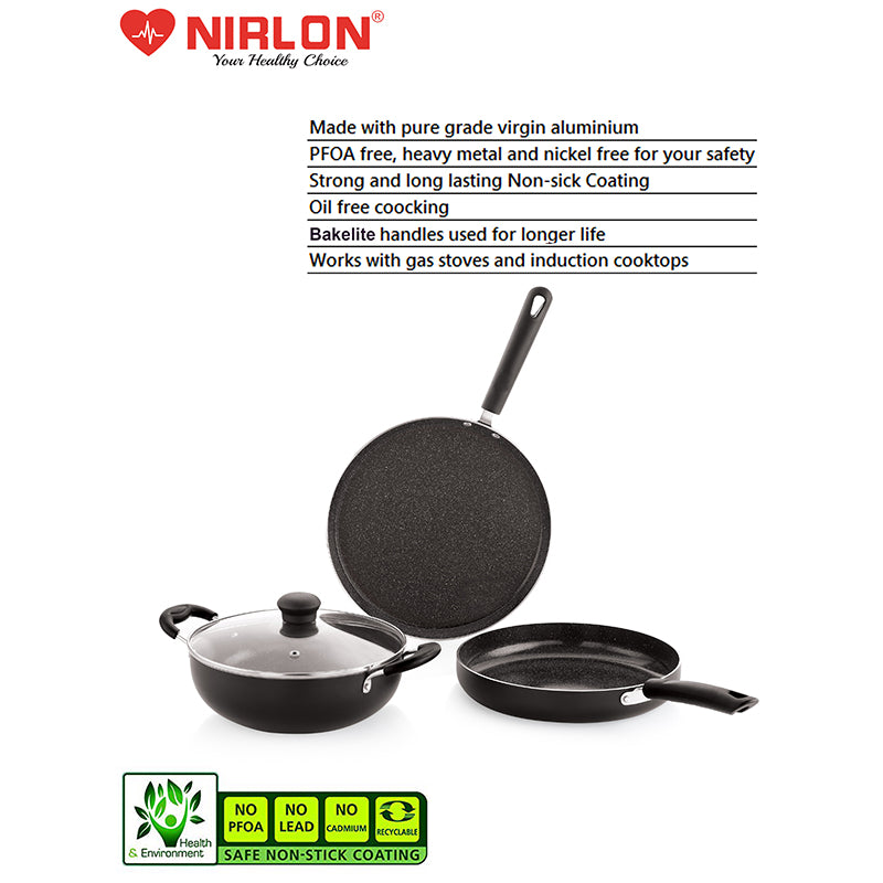 Buy Nirlon Non-Stick Cookware Set Cookware Sets from Vaaree