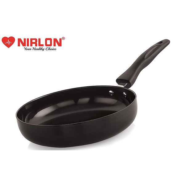 Buy Nirlon Frying Pan With Lid - 1100 ML/9 Inches Frying Pan from Vaaree