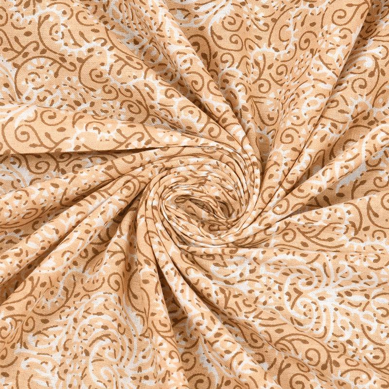 Buy Rajana Ethnic Bedsheet - Beige Bedsheets from Vaaree