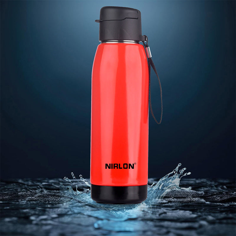 Buy Niora Water Bottle (Red) - 750 ML Bottle from Vaaree