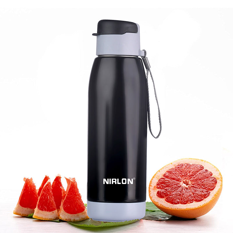 Buy Niora Water Bottle (Black) - 750 ML Bottle from Vaaree