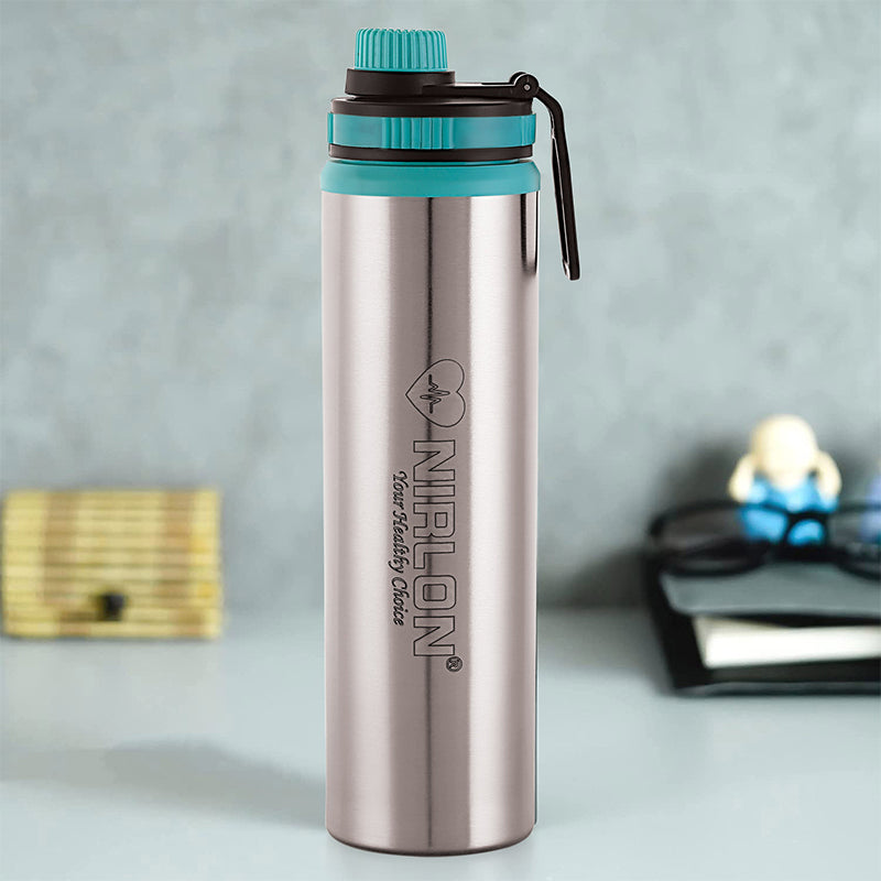 Buy Solene Stainless Steel Water Bottle (Blue) - 900 ML Bottle from Vaaree