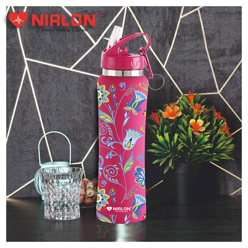 Buy Mosa Floral Sipper Water Bottle - 750 ML Sipper from Vaaree