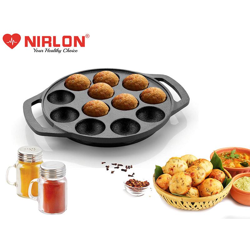 Buy Nirlon Cast Iron Paniyaram Pan Paniyaram & Appam Pan from Vaaree