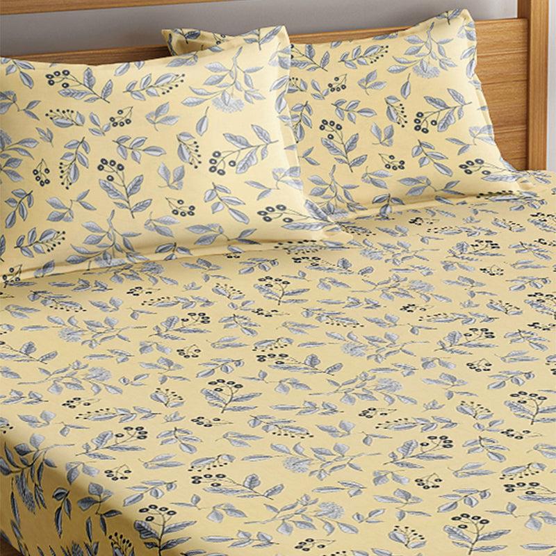 Buy Cruz Floral Bedsheet Bedsheets from Vaaree