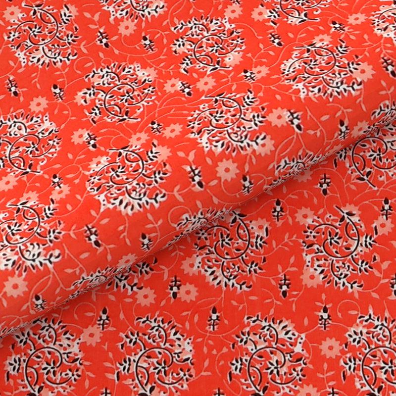 Buy Vidhu Printed Bedsheet - Red Bedsheets from Vaaree