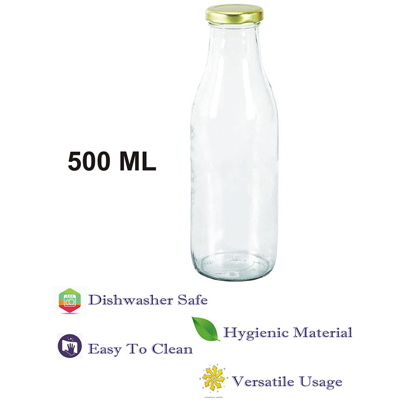 Bottle - Saovik Milk Bottle (500 ML) - Set Of Four