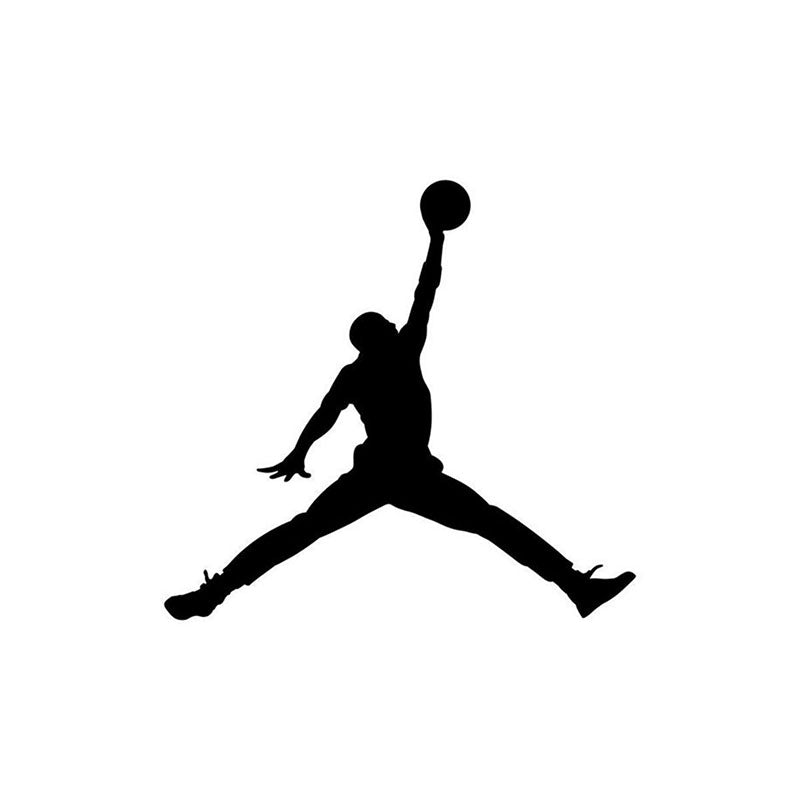 Wall Accents - Basketball Jordan Black Wall Art