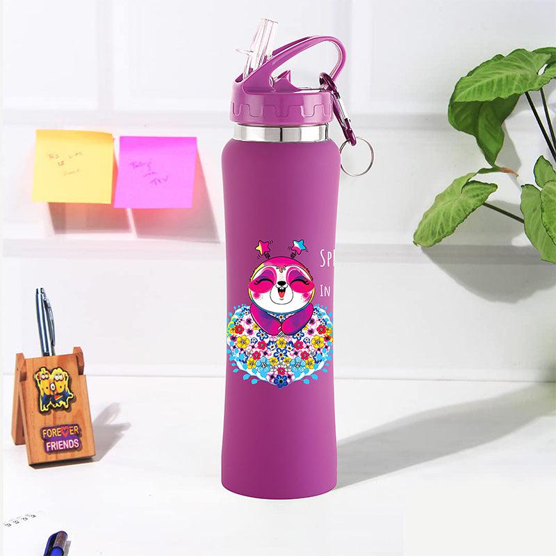 Buy Lavender Teddy Sipper Water Bottle - 750 ML Sipper from Vaaree