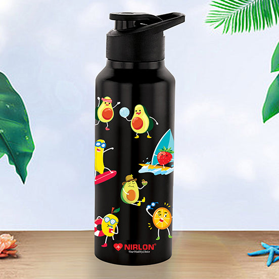 Buy Fun Avocado Water Bottle - 750 ML Bottle from Vaaree