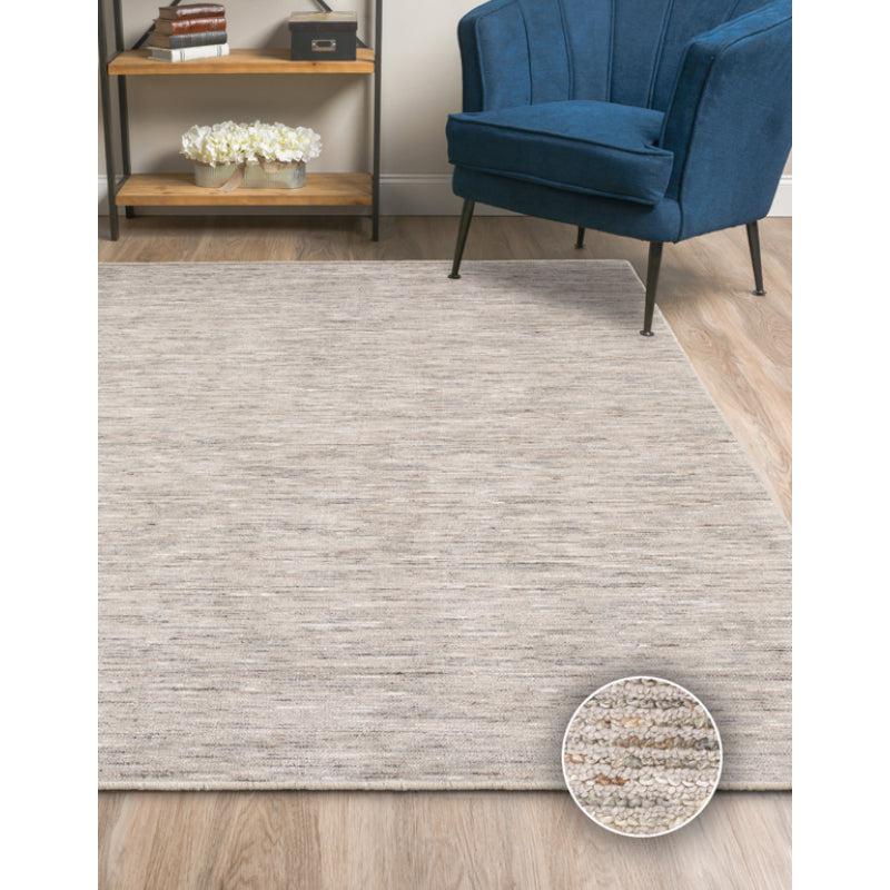 Buy Heritage Hand Woven Rug - Cream & Grey Rugs from Vaaree