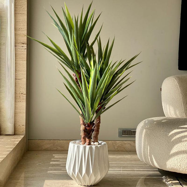 Buy Faux Yucca Tree - 4 Feet Artificial Plants from Vaaree