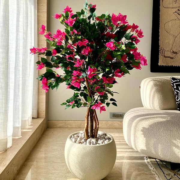 Buy Faux Bougainvillea Tree - 4 Feet Artificial Plants from Vaaree