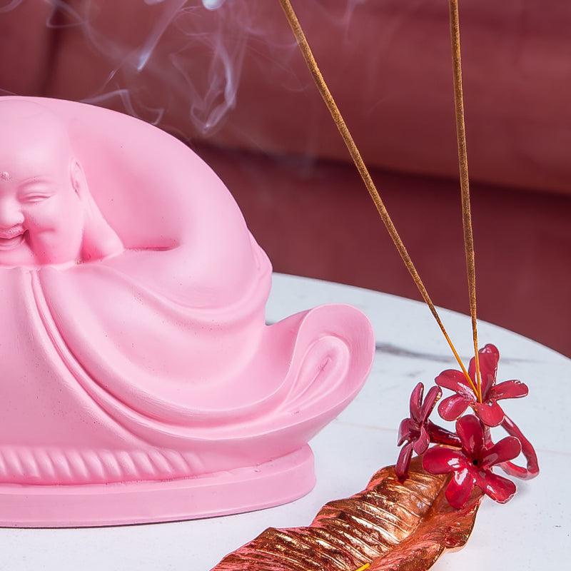 Buy Budai Laughing Buddha - Pink Showpieces from Vaaree