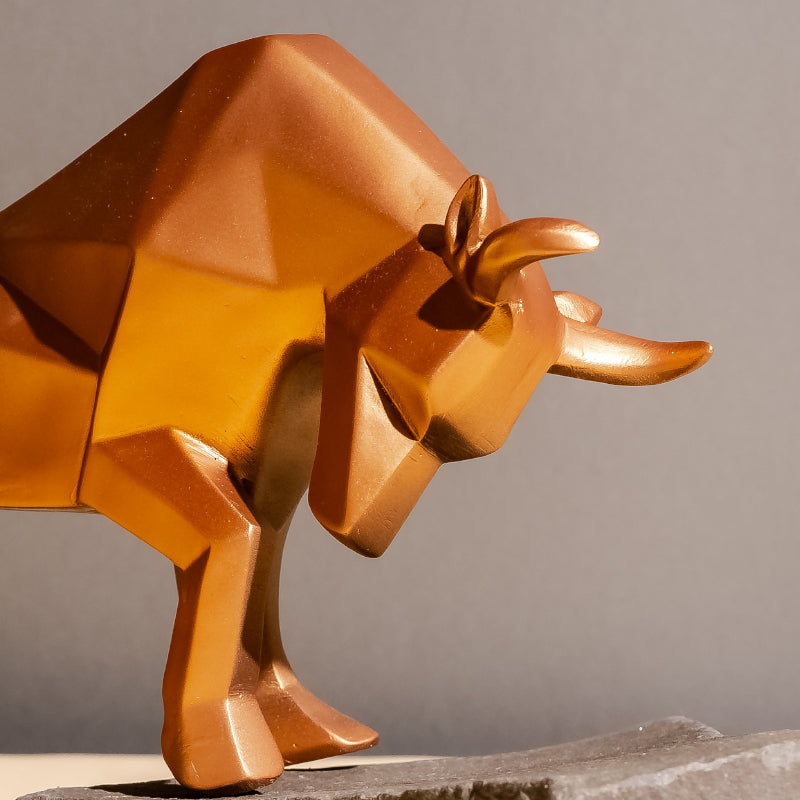 Buy Ox Gladior Showpiece - Copper Showpieces from Vaaree