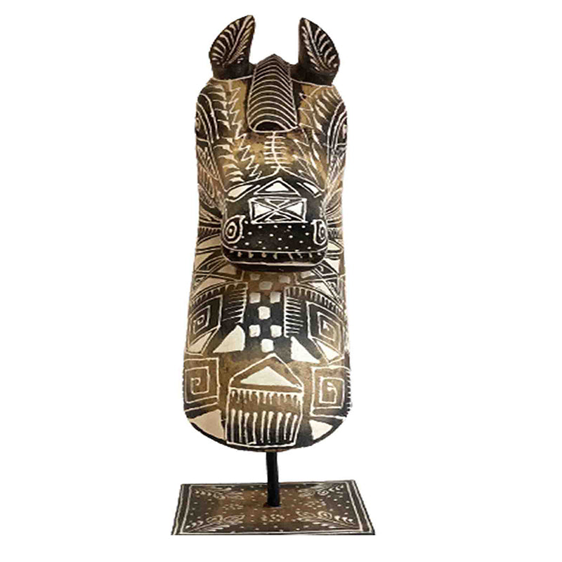 Buy Chetak Tribal Deco Showpiece Showpiece from Vaaree