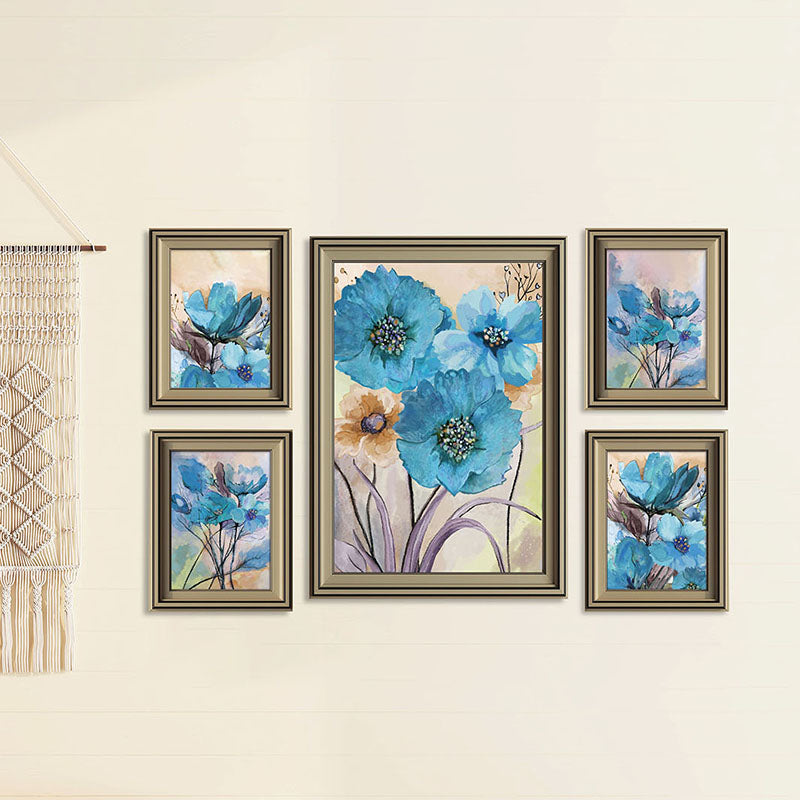 Wall Art & Paintings - Celosia Bloom Wall Art - Set Of Five