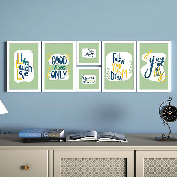 Wall Art & Paintings - Foster Your Dream Wall Art - Set Of Six